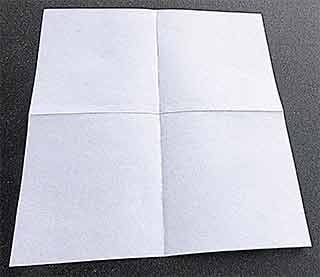 Folded paper